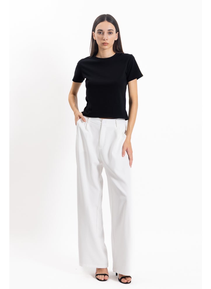 WIDE LEG TROUSERS