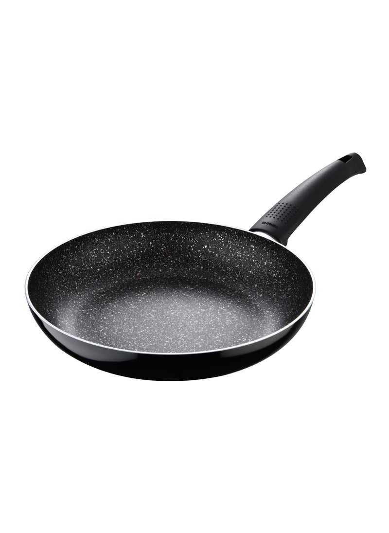 SHINE 7PCS COOKWARE SET, PRESSED ALUMINUM COOKING SET, MARBLE+ NON-STICK COATING COOKWARE, INDUCTION BOTTOM COOKING POT SET, SUITABLE FOR ALL STOVES, BLACK COLOR, BG34660BK