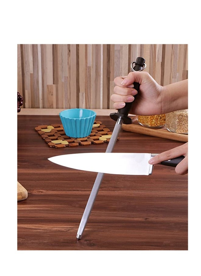 10 Inches Honing Steel Knife Sharpening Steel Sharpening Rod