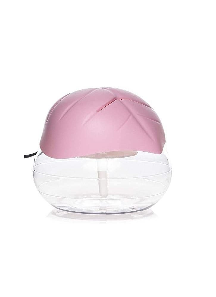 Air Refresher Leaf Shape Design Electrical Water Air Refresher Air Revitalizer Air Purifier Air Humidifier Your Home Office Kitchen And Office Frag-air Portable Room Pink