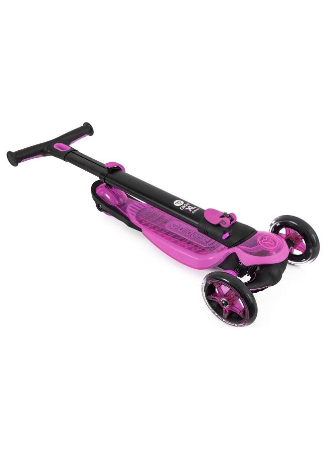 Yvolution Y Glider XL Deluxe 3-Wheel Kick Scooter (Pink)