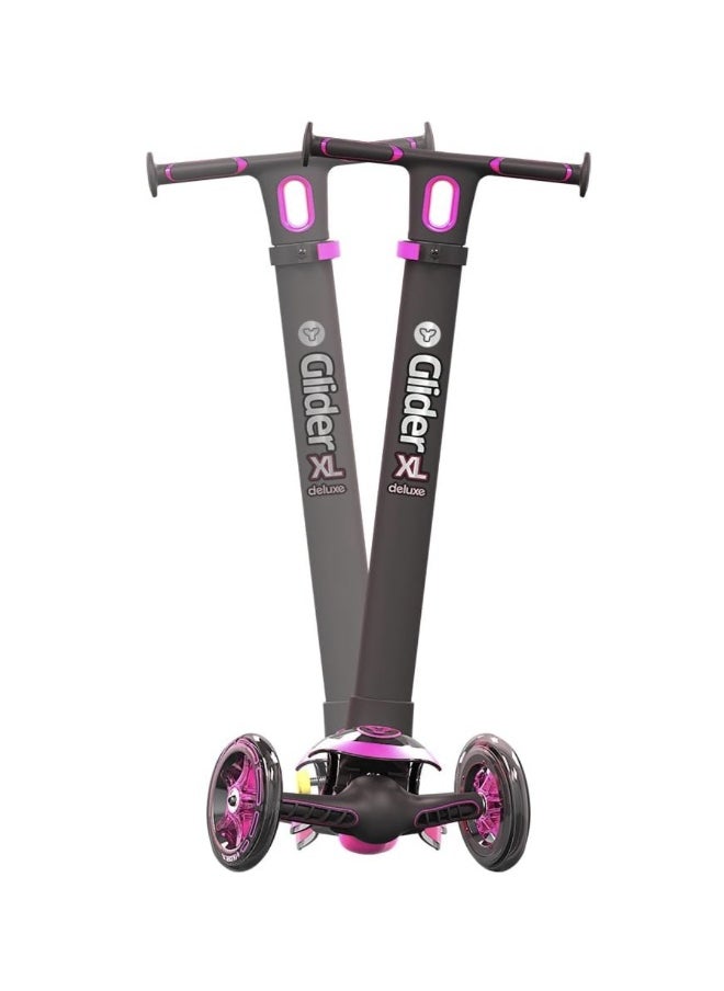 Yvolution Y Glider XL Deluxe 3-Wheel Kick Scooter (Pink)