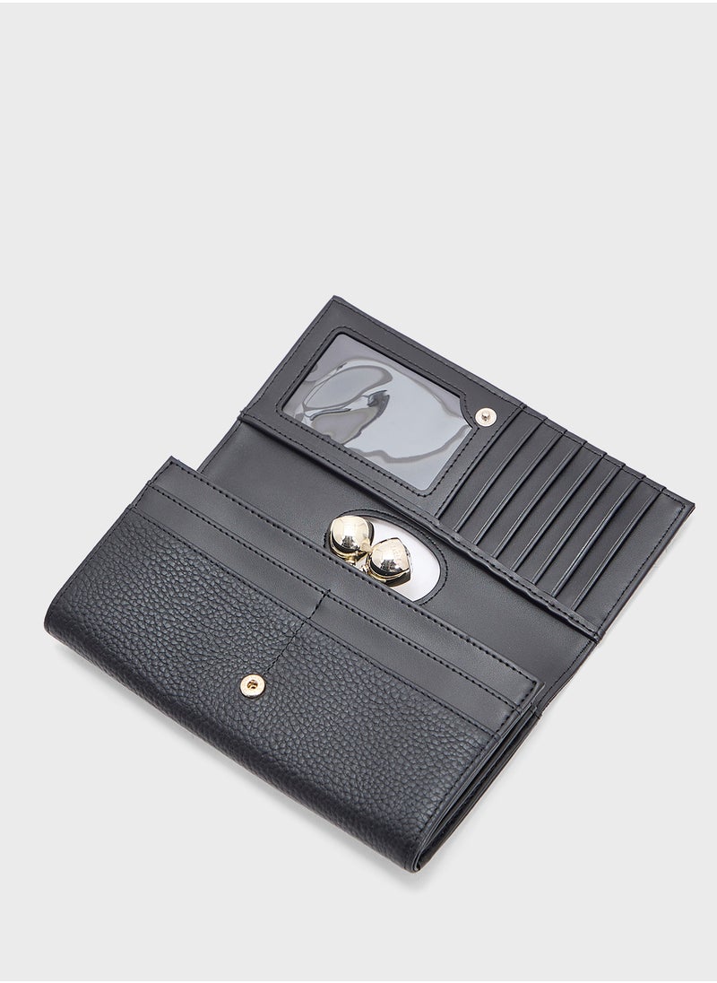 Rosyela Large Leather Bobble Purse