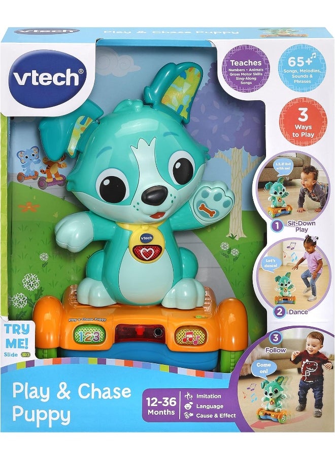 VTech Play & Chase Puppy Interactive Musical Toy