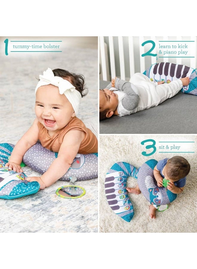 Infantino 3-in-1 Grow-with-Me Tummy Time Kicking Piano Activity Gym