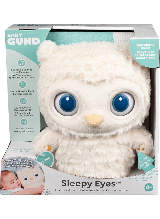 Baby Gund Sleepy Eyes Owl Soother Plush Toy (20.32 cm)