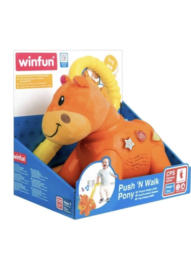 WinFun Push N Walk Pony Toy