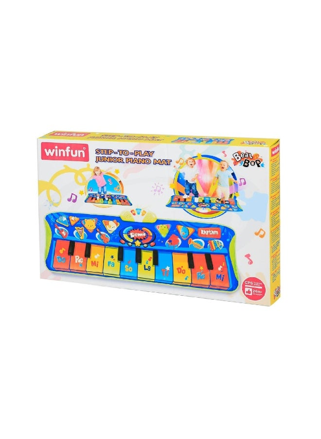 WinFun Beat Bop Step-to-Play Junior Piano Mat (131 x 40 cm)