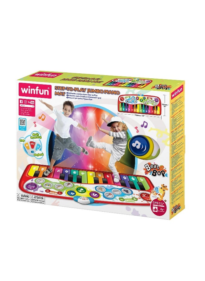 WinFun Step to Play Jumbo Piano Mat