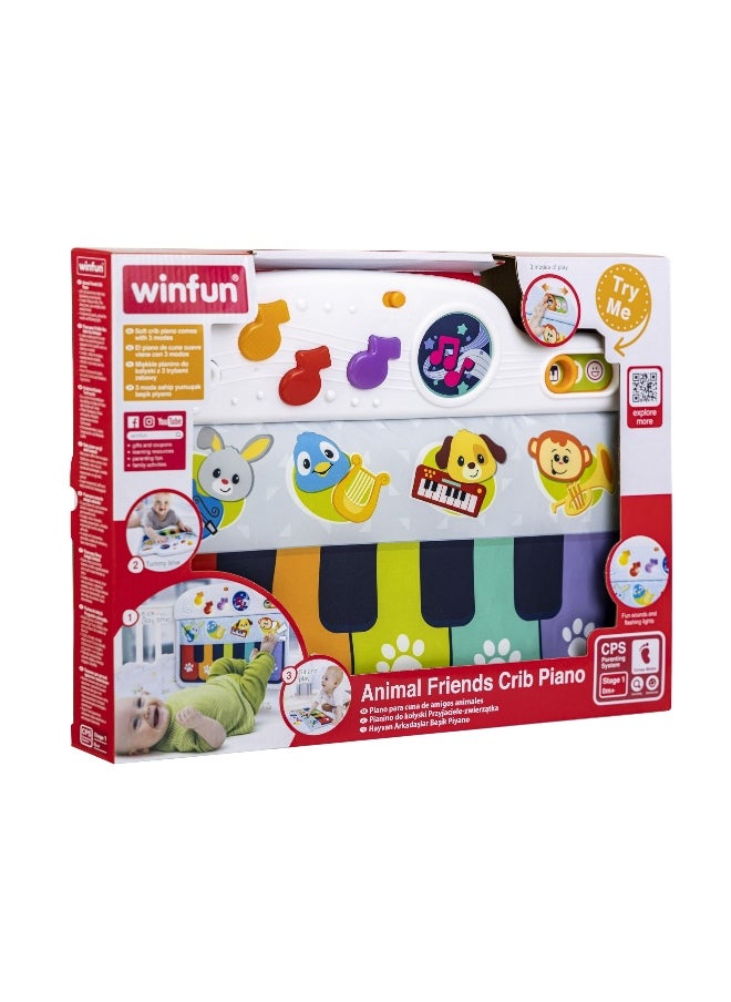WinFun Animal Friends Crib 5 Key Piano