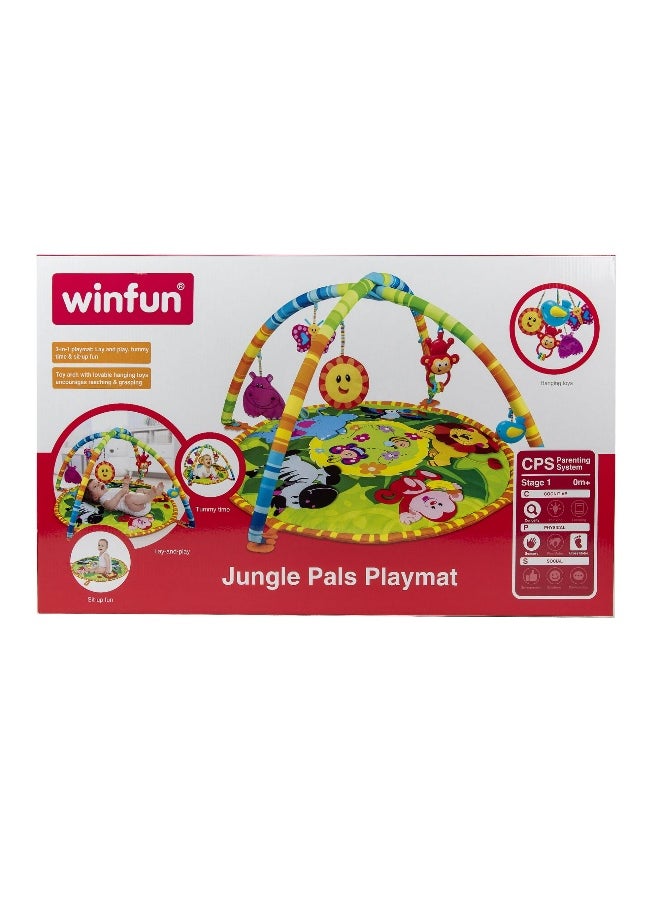 WinFun Jungle Pals Playmat (1.02 x 1.02 x 0.5 m)