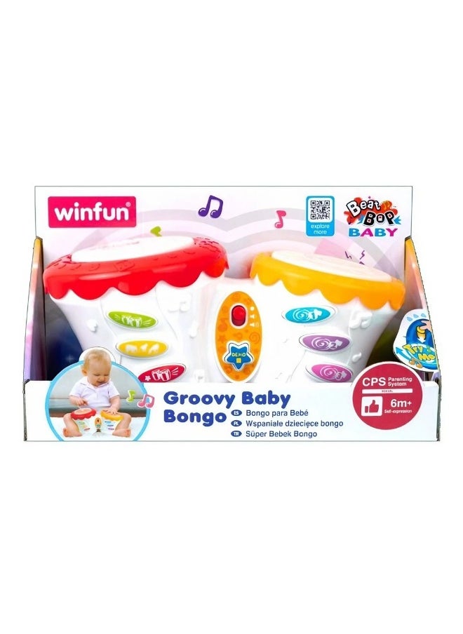WinFun Beat Bop Baby Groovy Baby Bongo Musical Instrument (49.53 x 33.35 x 58.75 cm)