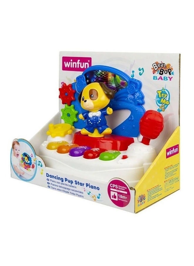 WinFun Dancing Pup Star Piano Toy