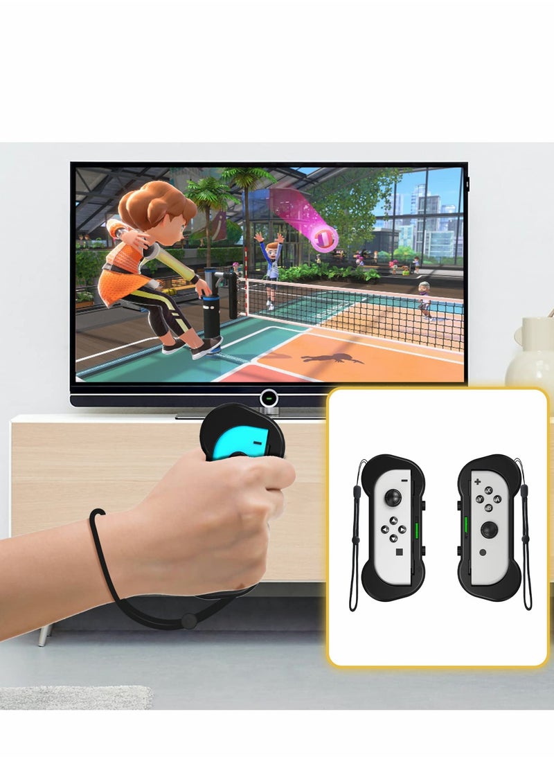 12-in-1 Nintendo Switch Sports Accessories Bundle - Family Kit with Tennis Rackets, Golf Clubs, Dance Bands & More for Ultimate Gaming Fun