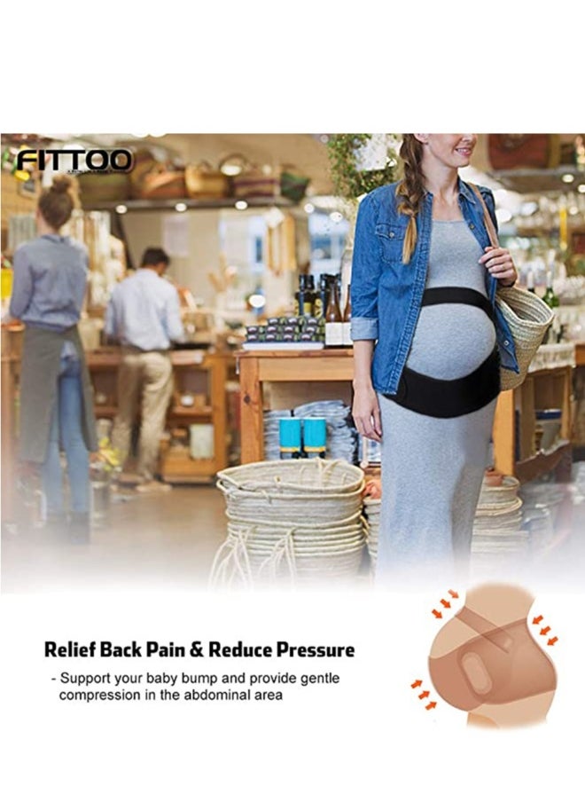 Maternity Belt Pregnancy Support Bump Band Abdominal Belly Back Brace Strap Prenatal to Pregnant Women, Abdomen Pain Reliever