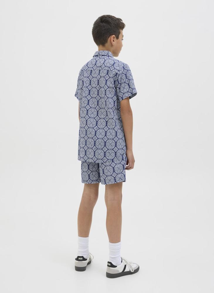 Kids Jorseersucker Aop Shirt