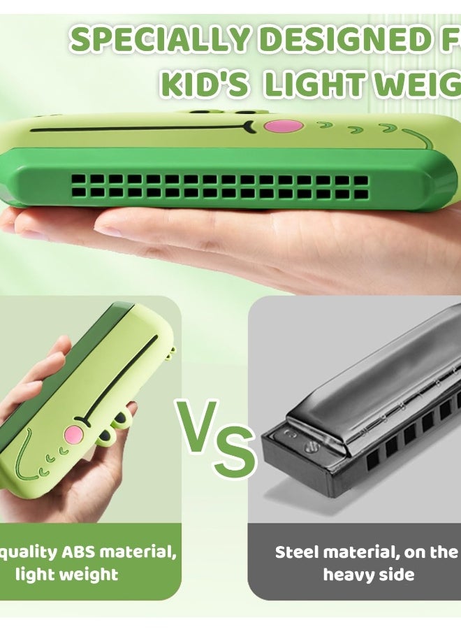 16 Hole Diatonic Harmonica for Kids with Protective Cover, Ideal Musical Toy for Beginners, Perfect Birthday Gift and Party Fun