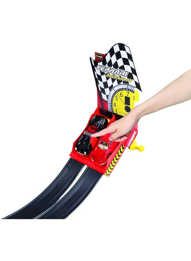 Bburago Multi-Color Ferrari Dual Loop Playset