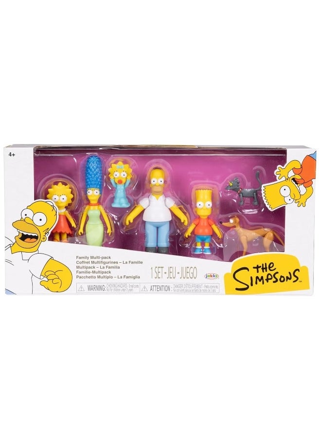 The Simpsons Family Multi Pack (6.35 cm, Pack of 7)