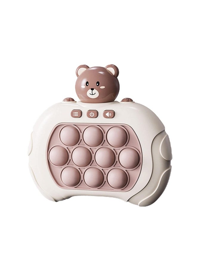 SYOSI on Puzzle Game Machine, Bear, Sensory Fidget Toys, Game Controller Bubble Sensory Fidget Toy, Stress Anxiety Relief Sensory Toys for Kids and Adults