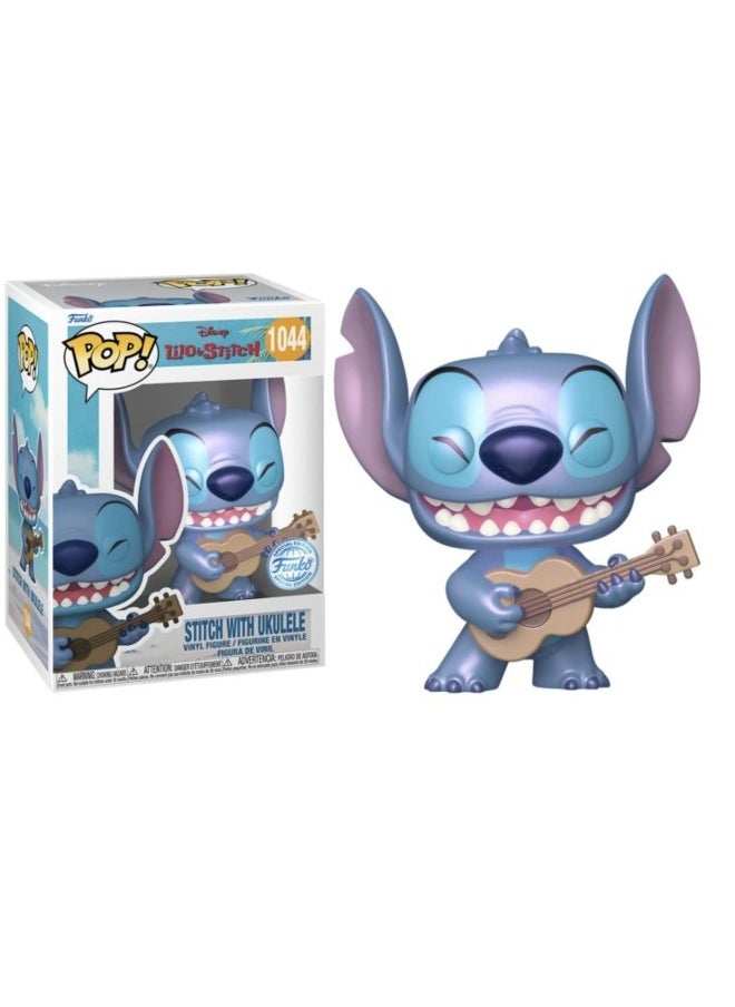 Funko POP! Disney Lilo & Stitch Stitch with Ukelele Vinyl Figure (10 cm)