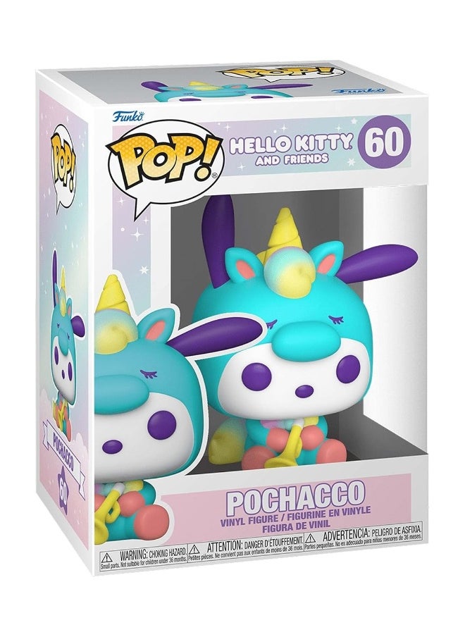 Funko POP! Sanrio Hello Kitty and Friends Pochacco Unicorn Vinyl Figure (10.7 cm)