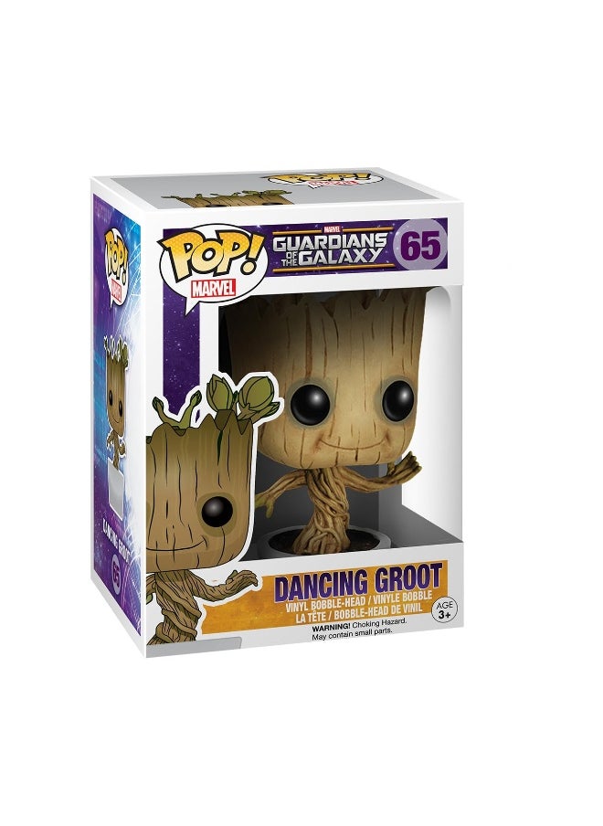 Funko POP! Marvel Guardians of the Galaxy Dancing Groot Vinyl Bobblehead (9.5 cm)