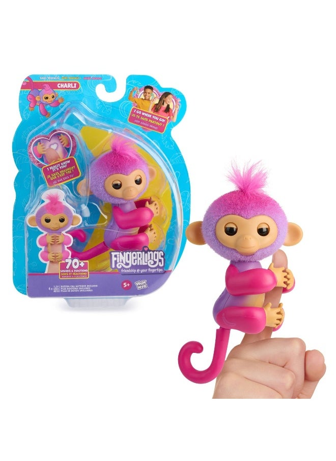 Fingerling Baby Monkey Charlie Interactive Toy