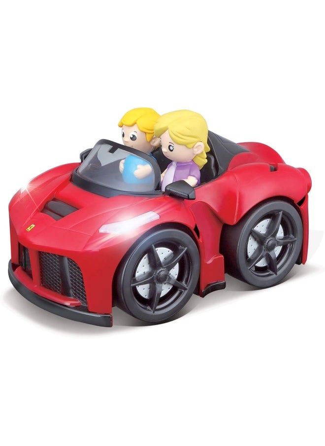 Bburago Junior Ferrari Poppin Drivers Toy Car (Red)