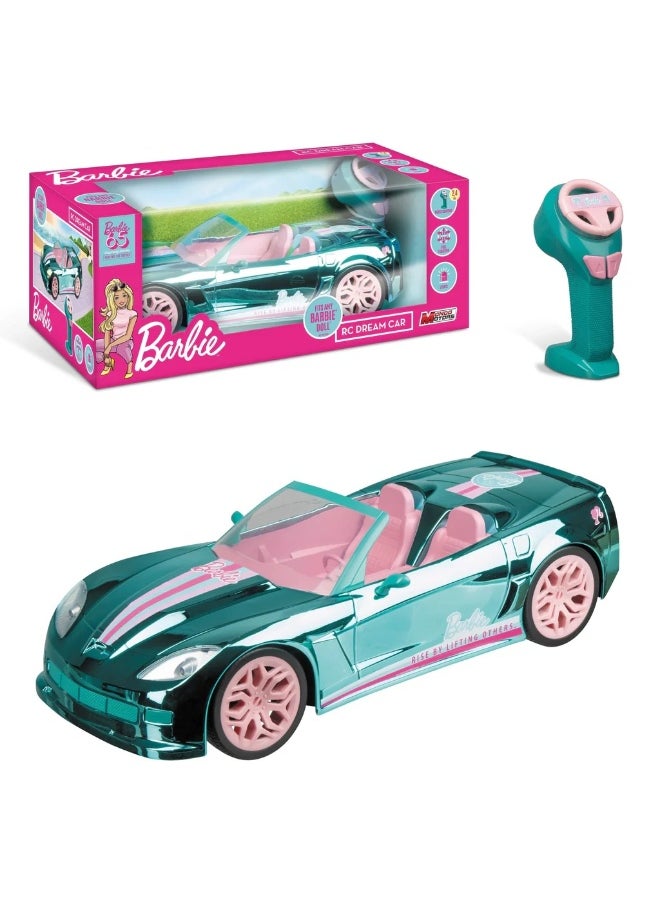 Barbie 65th Anniversary Mondo Motors Remote Control Dream Car (40 x 17.5 x 12.5 cm, Turquoise)