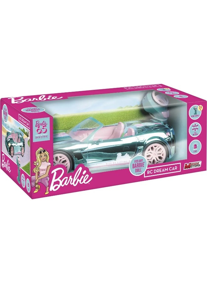 Barbie 65th Anniversary Mondo Motors Remote Control Dream Car (40 x 17.5 x 12.5 cm, Turquoise)