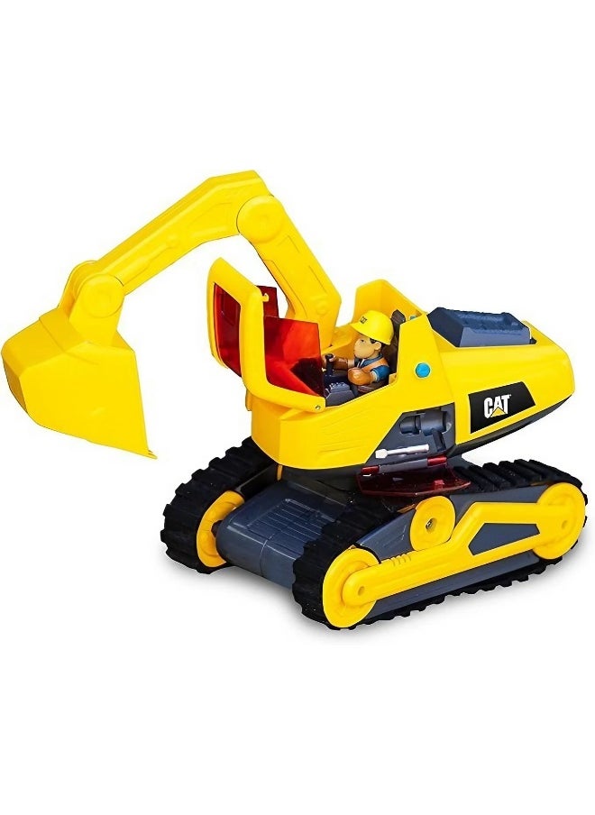CAT Construction Power Action Crew Excavator Dump Truck (31.7 x 14 x 19 cm)