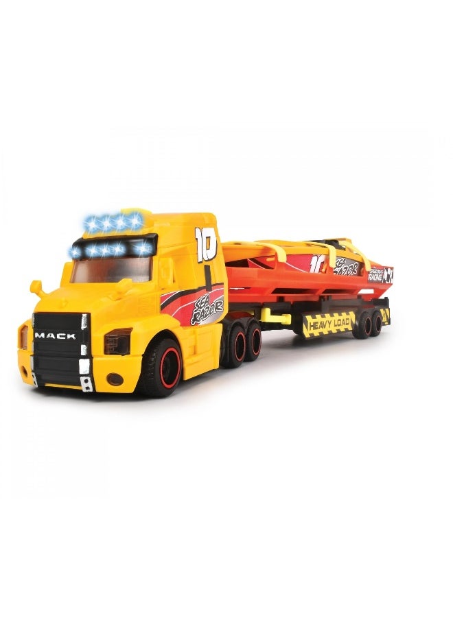 Dickie Toys Sea Razor Race Truck with Speed Boat (41cm)