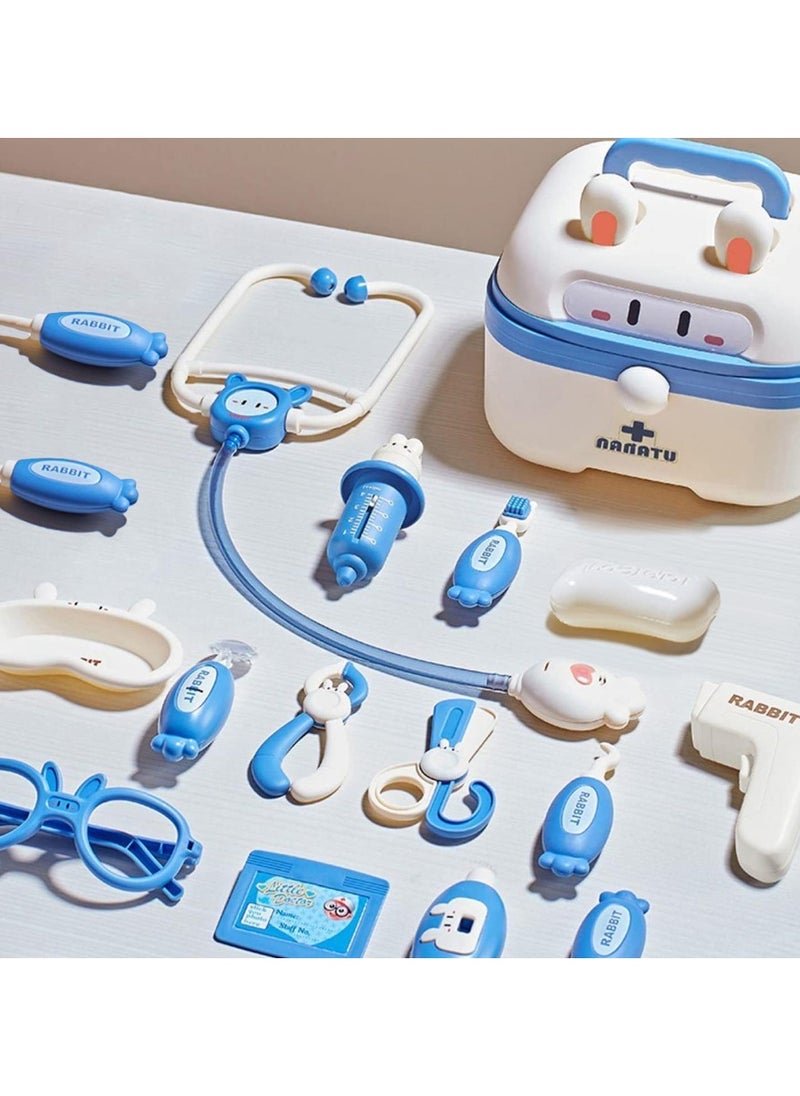 Doctor Kit for Kids - Pretend Play Educational Doctor Toys, Medical Kit with Stethoscope, Doctor Playset for Dentist Doctor, Role Play Toys for 3 4 5 6 7 8 Years Old Girls  Boys Toddler Gifts