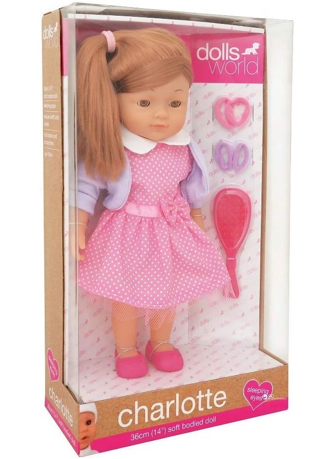 Dolls World Charlotte Soft Bodied Doll (36 cm)