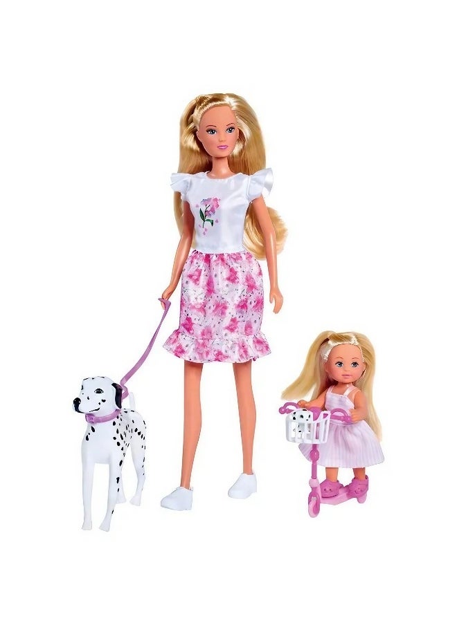 Steffi Love Cute Walk Doll Playset