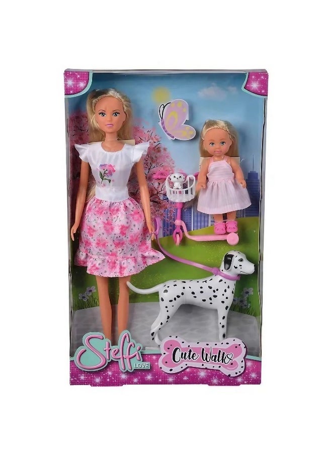 Steffi Love Cute Walk Doll Playset