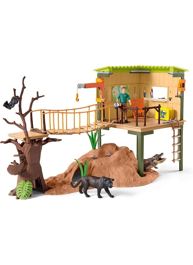 Schleich National Geographic Safari Animal and Ranger Figures Playset
