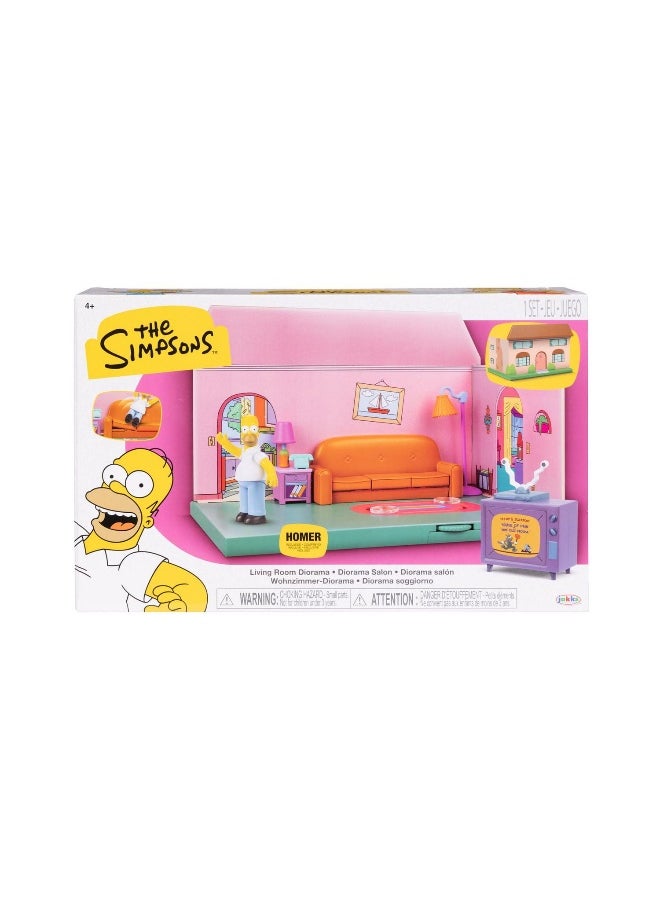 The Simpsons Living Room Diorama Playset