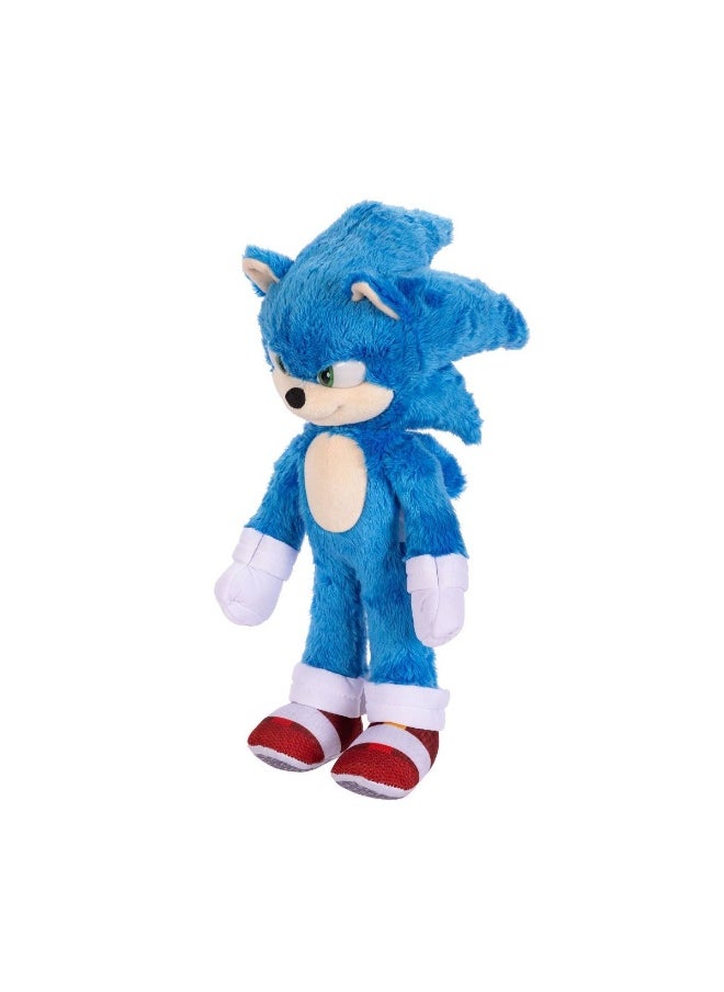 Sonic the Hedgehog 3 Deluxe Plush Toy (Blue, 33 cm)