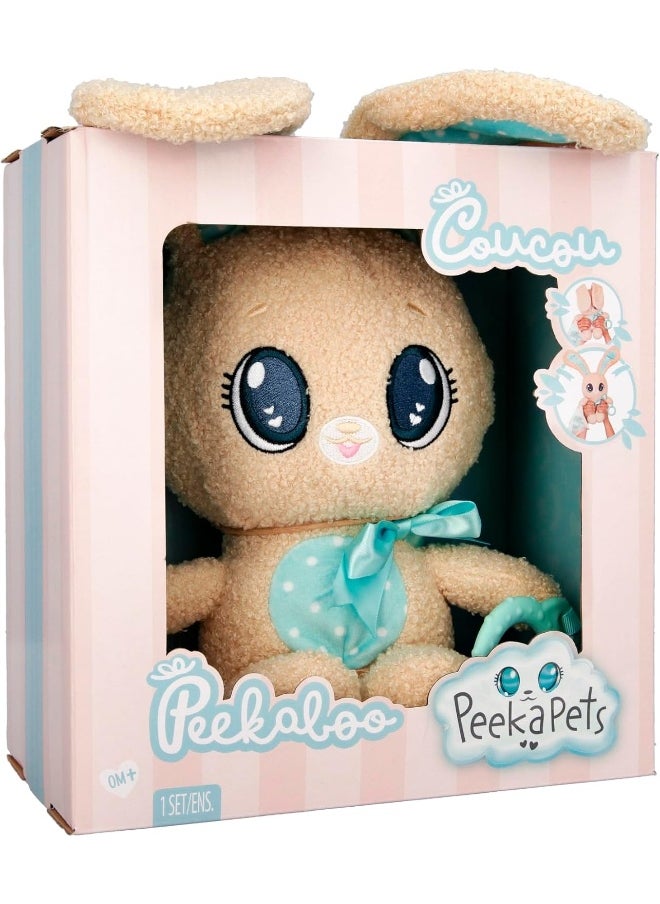 Peekapets Peekaboo Plush Toy (Brown, 29 cm)