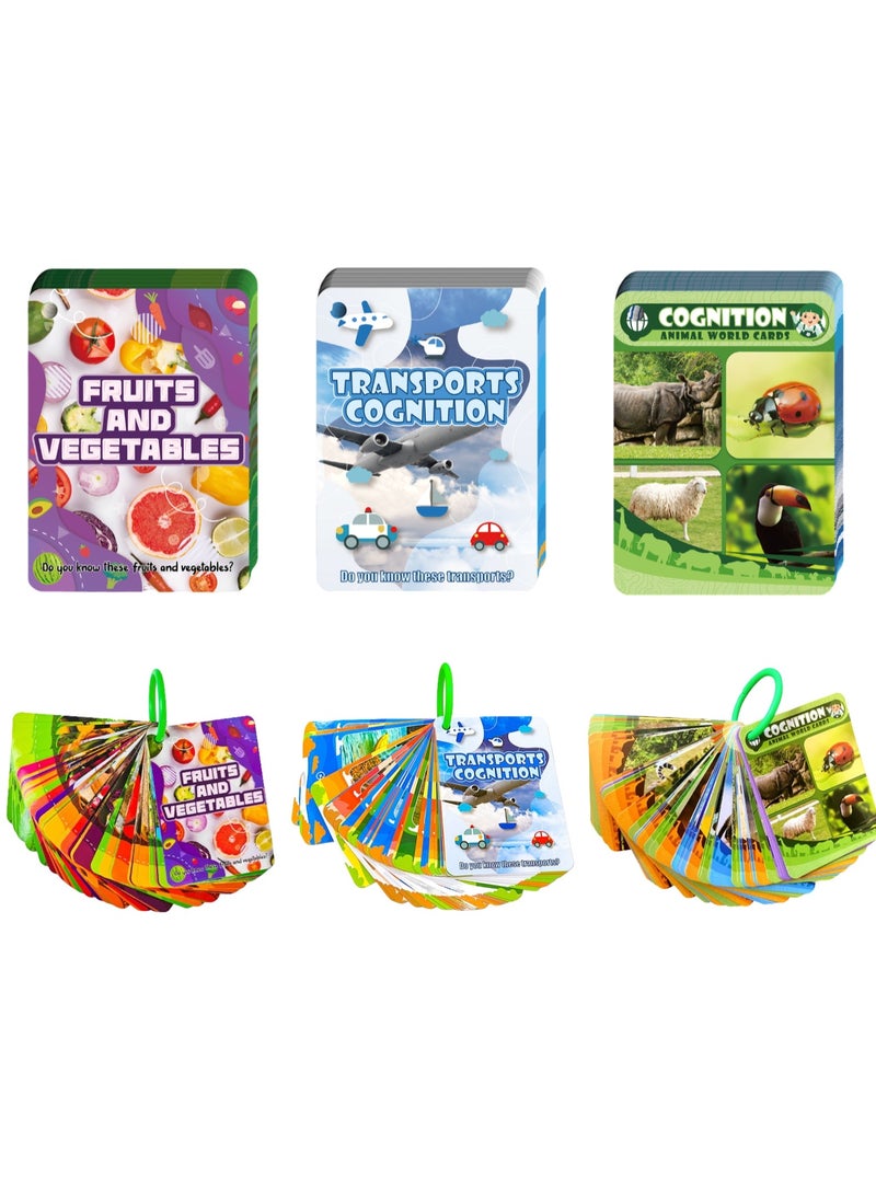Sight Words Flash Cards with Real Pictures,Dolch Sight Words for Preschool, Kindergarten,1st, 2nd  3rd Kids and Toddler.Homeschool,Learn to Read,Phonics Learning,135 Pieces