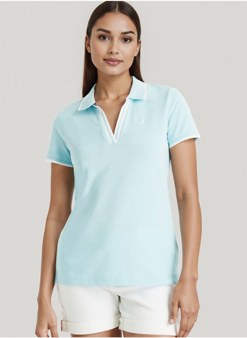 Basic Regular Fit Premium Cotton Logo Polo Shirt