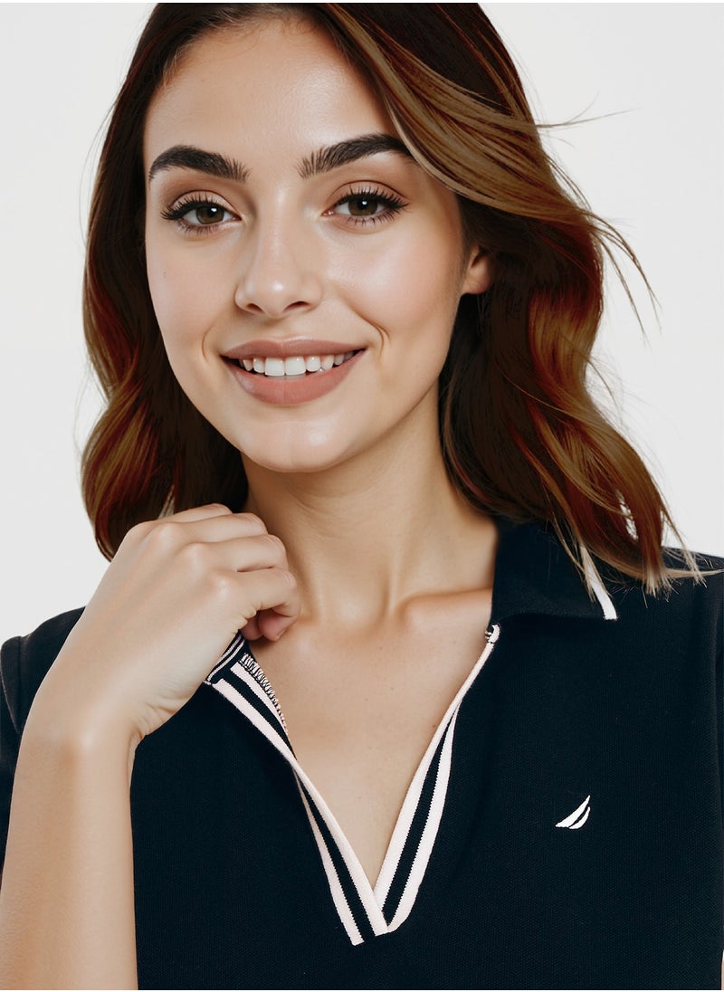 Basic Regular Fit Premium Cotton Logo Polo Shirt