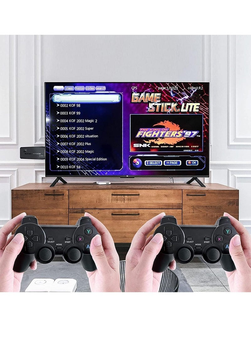 M8 Wireless HDMI High-Definition Game Console,Built-in 10000+ Games with Hidden USB Flash Drive Design ,Plug and Play Video Game Stick,Supports 9 emulators,