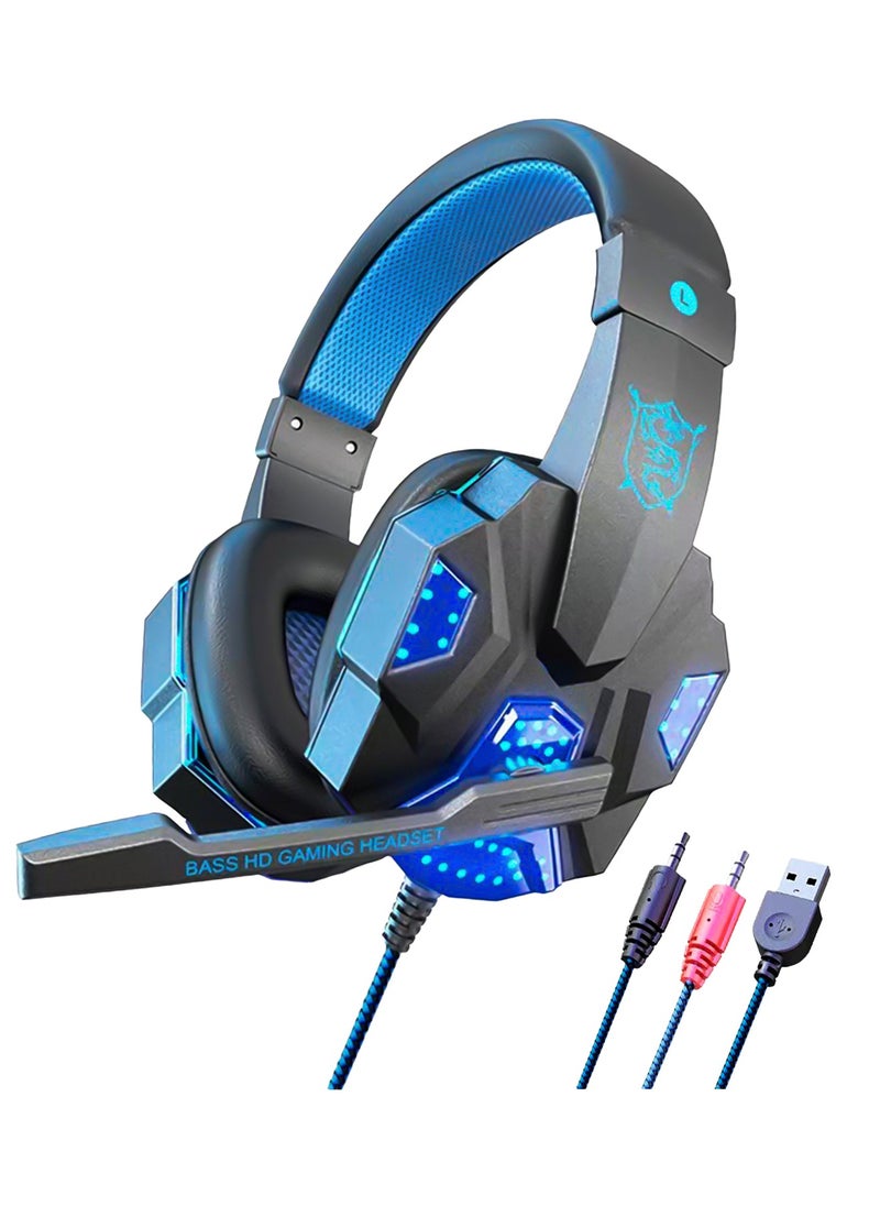 Wired Over-Ear Gaming Headphones For PS4/PS5/XOne/XSeries/Nintendo Switch/PC