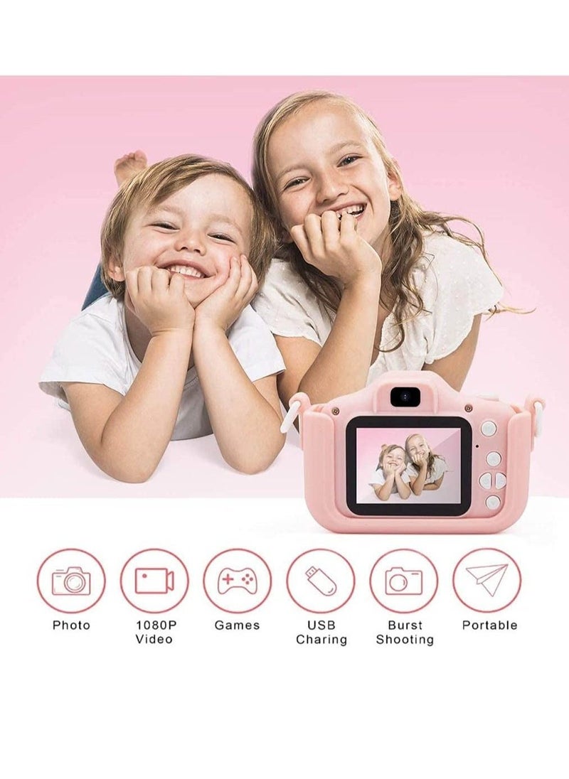 2021 Upgrade 1080P Dual Camera 2.0 Inches Screen 20MP HD Video Camcorder with 【 32 GB Memory Card 】 Gifts for Child Boys Girls, Best Birthday Gift Games Toy