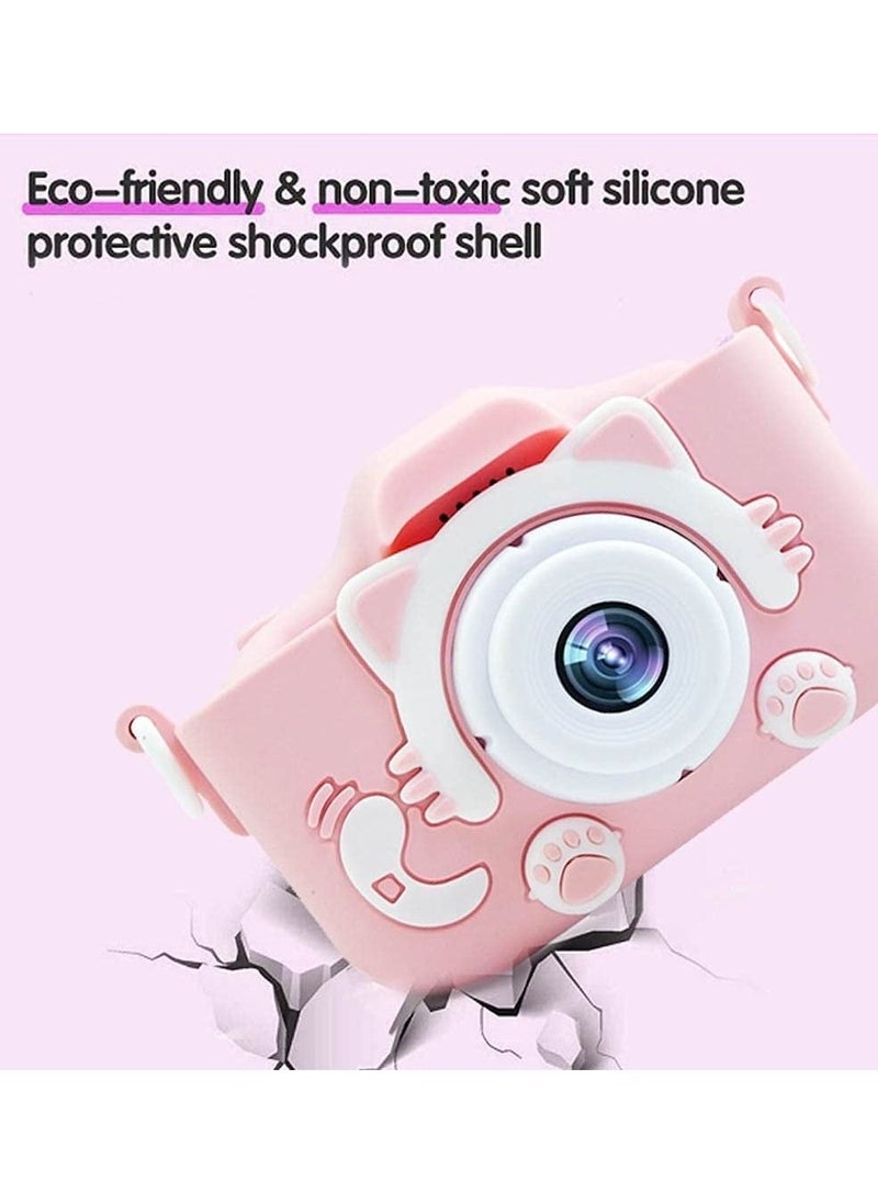 2021 Upgrade 1080P Dual Camera 2.0 Inches Screen 20MP HD Video Camcorder with 【 32 GB Memory Card 】 Gifts for Child Boys Girls, Best Birthday Gift Games Toy