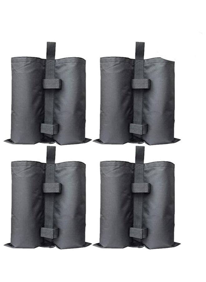 Heavy Duty Canopy Weight Bags - 4 Pack Double-Stitched Sandbags for Tent Legs, Gazebo, Patio Umbrella Base, Outdoor Pop Up Tent, Sun Shelter, Pool Ladder