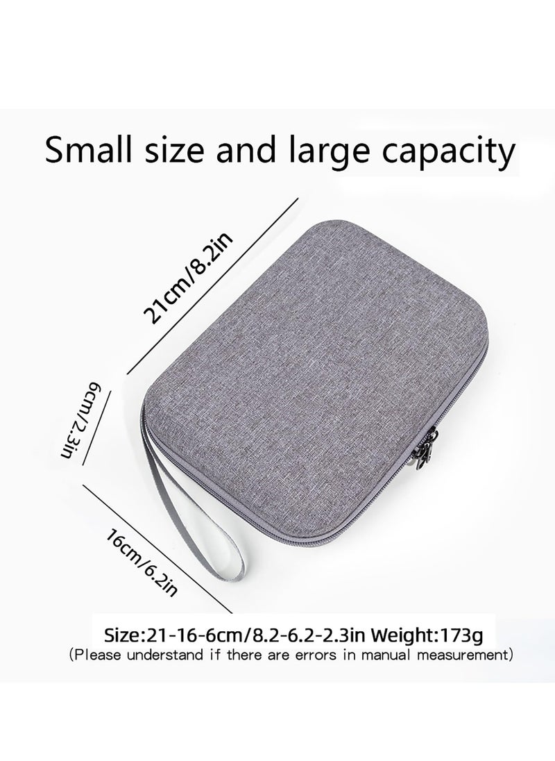 Carrying Case for Insta360 GO 3 Action Camera, Storage Bag Compatible with Insta360 GO 3 (64GB) Action Camera & Accessories Hard EVA Travel Portable Case (Grey)